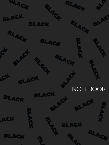 MyArt. БЛОКНОТ в линию Total Black. Black 4