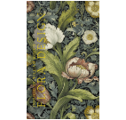 Блокнот FLORA DESIGN. Inspired by William Morris белые и розовые цветы