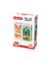 Кубики пластмассовые Умные кубики Где мой домик 6 шт 18 картинок Baby Toys