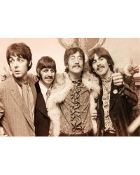 ПОСТЕР. Серия легенды рока. The Beatles 1. Формат А3
