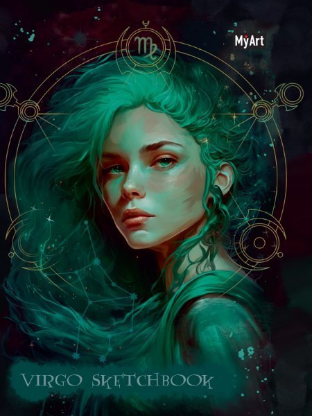 MyArt. СКЕТЧБУК ЗНАКИ ЗОДИАКА ДЕВА
