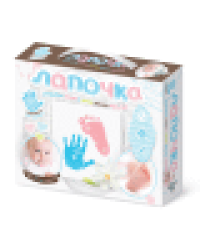 Набор Лапочка. Отпечатки ручек и ножек вашего малыша. Мои ручка и ножка пальчиковая краска