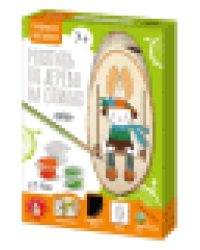 Роспись по дереву на спилах Зайка косой спил