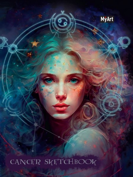 MyArt. СКЕТЧБУК ЗНАКИ ЗОДИАКА РАК
