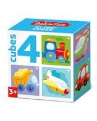 Кубики пластмассовые Транспорт 4 шт Baby Toys