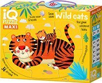 IQ Пазл Напольный Дикие кошки Wild cats 3+
