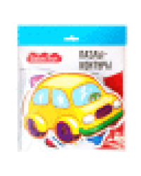 Пазлы-контуры Игрушки 6 фигурок Baby Toys мягкие