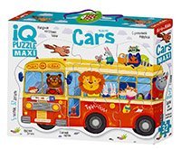 IQ Пазл Напольный Машинки Cars 3+