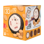 3D Пазл-копилка + 10 уроков про деньги. Ёжик. 60 деталей. Диаметр 7 см. ГЕОДОМ