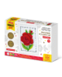 Набор для творчества. Валяние из шерсти Роза с рамкой