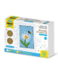 Набор для творчества. Валяние из шерсти Ромашка с рамкой