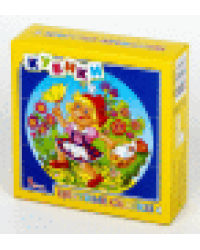 Кубики пластмассовые Цветные сказки-4 9 шт