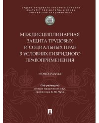 Междисциплинарная защита трудовых и социальных прав в условиях гибридного правоприменения. Монография.-М.:ИГП РАН,2025.