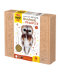 Набор для творчества. Валяние из шерсти. Брелок Сова