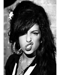 ПОСТЕР.Серия Звезды поп. 00-е .Amy Winehouse. Формат А3.
