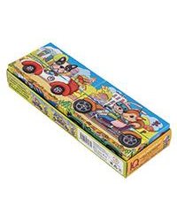 Умные кубики в поддончике длинные. 12 штук. Мчимся на машинах new