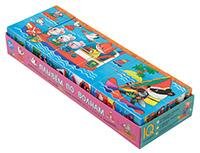 IQ Кубики (Айрис) Умные кубики в поддончике длинные. 12 штук. Плывём по волнам new