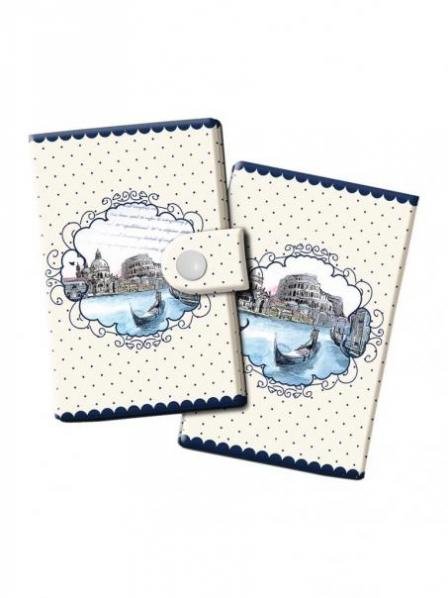 Визитница «Гондола» арт.37745/50 (14*10,2см, из ПВХ, 10 карманов) / 14*10.2 арт.37745