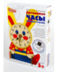 Набор для творчества. Деревянные часы своими руками с красками Зайчонок