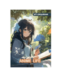 Блокнот Anime Life. Арт-ежедневник Девочка с книгой
