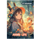 Блокнот Anime Life. Арт-ежедневник Девочка с ушками