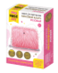 Набор для творчества. Меховой клатч Розовый