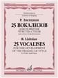 25 вокализов для развития чувства стиля : для голоса в сопр. фортепиано и других инструментов