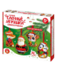 Набор для творчества. Мягкая игрушка из ткани Ёлочные игрушки 4 шт