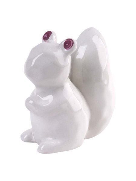 Декоративная копилка из доломитовой керамики «Белка» / 9.4*9*13.7см арт.83350 Декоративная копилка из доломитовой керамики «Белка» / 9.4*9*13.7см арт.83350