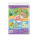 Игра-ходилка с фишками для малышей 2в1. Азбука+Счет. 42х29,7 см. ГЕОДОМ