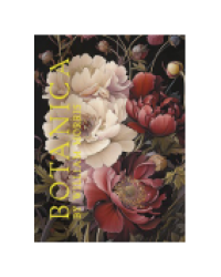 Блокнот BOTANICA by William Morris пионы на темном фоне