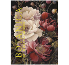 Блокнот BOTANICA by William Morris пионы на темном фоне