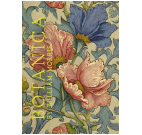 Блокнот BOTANICA by William Morris розовые и голубые цветы