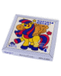 Набор для творчества. Песочная фреска Маленький пегас рамка из вспененного полимера