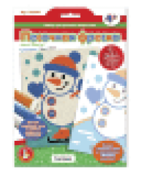 Набор для творчества. Песочная фреска Снеговик европодвес