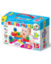 Конструктор Мягкие кирпичики мини 15 дет