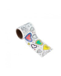 Декоративная самоклеющаяся лента из бумаги, ширина ленты 5 см, длина 4,5 м / 5*4,5*5см арт.79225