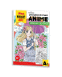 Набор для творчества. Раскраска в стиле ANIME Девочка с зонтиком формат А3