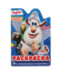 Дружить здорово Буба. Раскраска с вырубкой в виде персонажа и наклейками. Умка в кор.50шт