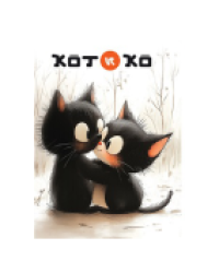 Блокнот Котико два котика обнимаются