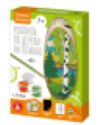 Роспись по дереву на спилах Лес косой спил