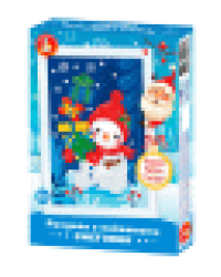 Набор для творчества. Рисунок с пайетками Снеговик