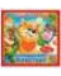 Домашние животные Дружинина карт. книга 3 разв. с 4 тактил. эл-тами 120х120мм Умка в кор.144шт