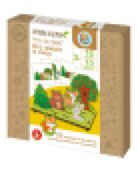 Игра развивающая деревянная 3D Что за чем Кто живет в лесу