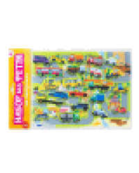 Набор из фетра на липучках Город. Транспорт европодвес