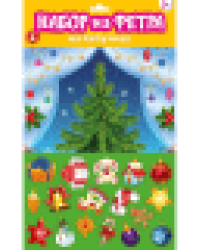 Набор из фетра на липучках Новогодняя ёлочка европодвес