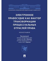 Электронное правосудие как фактор трансформации процессуальных отраслей права. Монография.-М.:Проспект,2025.