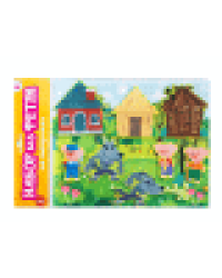 Набор из фетра на липучках Три поросенка европодвес