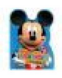 Мышка. Раскраска с вырубкой в виде героя А4.210х285 мм. Скрепка.16 стр. Умка. в кор.50шт