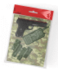 Оружие пластиковое Пистолет. Рация. Бинокль